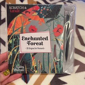Enchanted Forest Scratch & Create Art Postcards